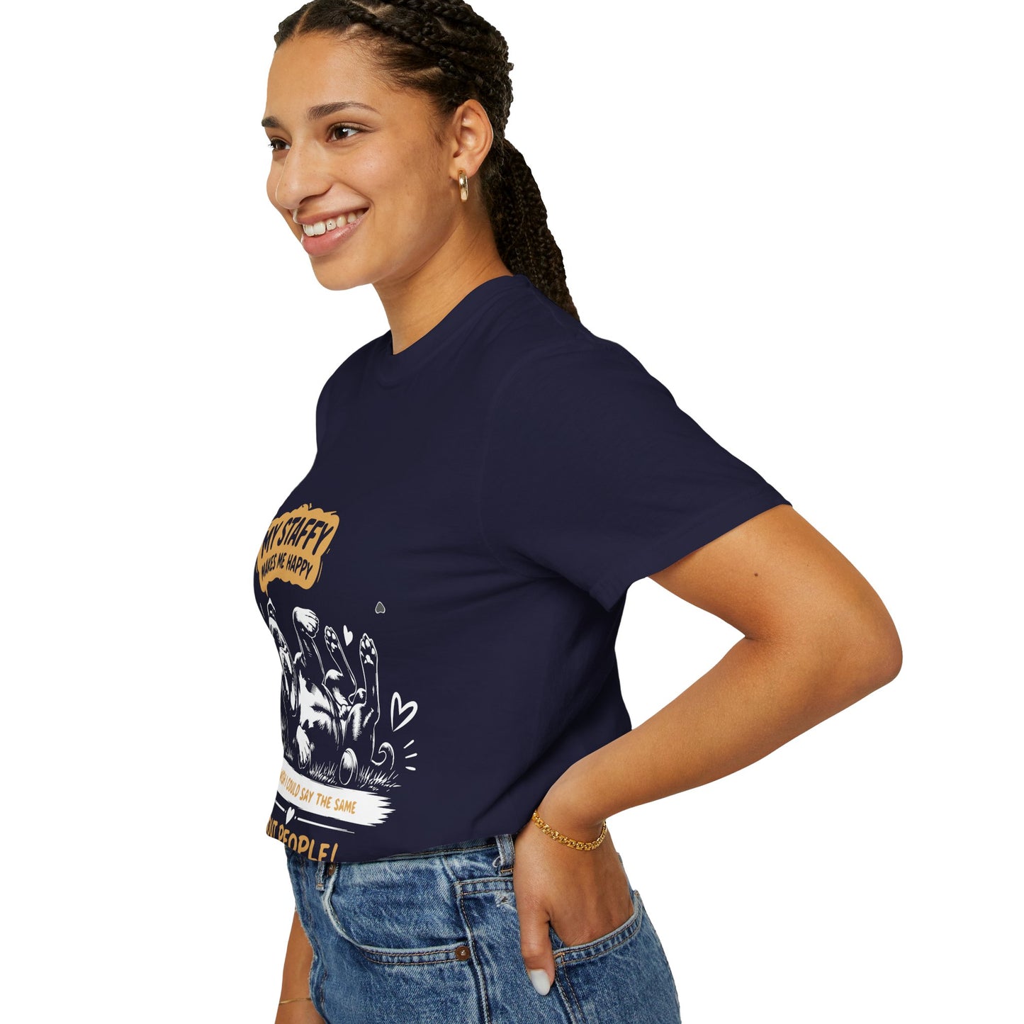 Makes Me Happy Staffy Lover T-Shirt