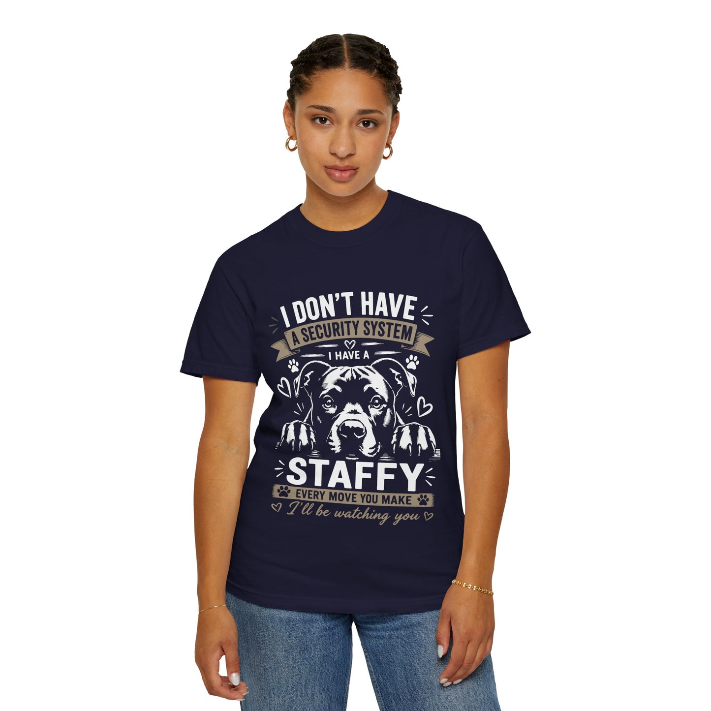 Security Staffy Dog T-Shirt