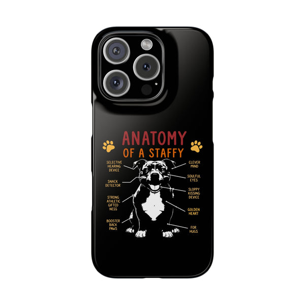Anatomy of a Staffy - Phone Cases