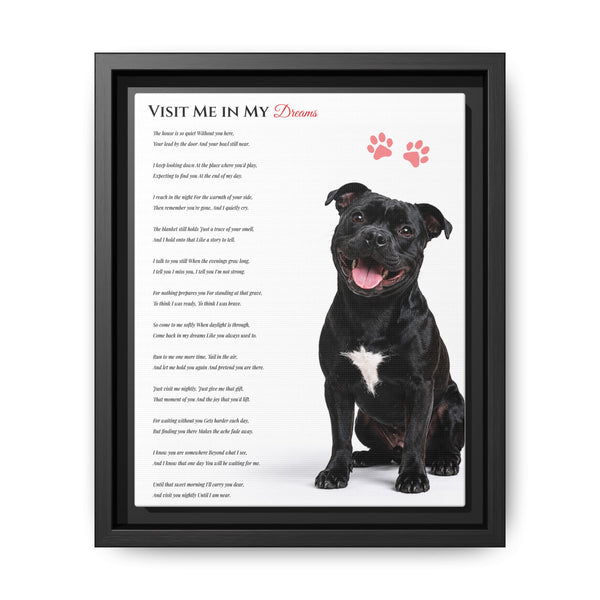 Visit Me in My Dreams - Premium Framed Wall Art