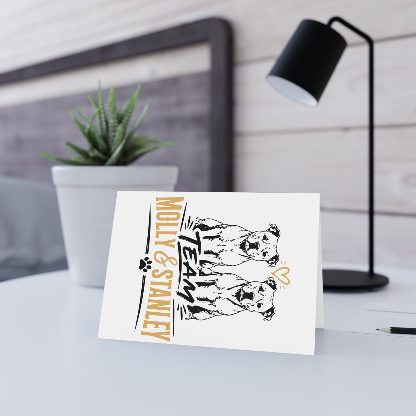 Team Molly & Stanley  — Greeting Card